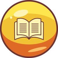 Open Book Vector Icon