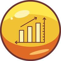 Statistics Increase Vector Icon