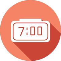 Digital Clock Vector Icon