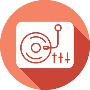 Turntable Vector Icon