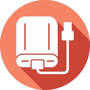 External Hard Drive Vector Icon