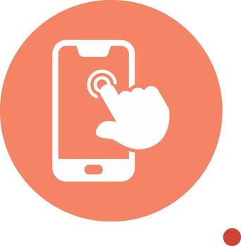 Touch Screen Vector Icon