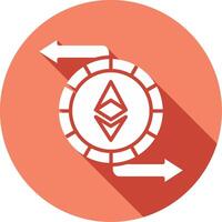 ethereum intercambiar vector icono