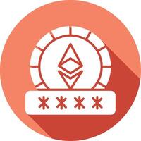 Ethereum Password Vector Icon