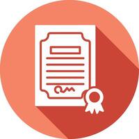 Certificate Vector Icon