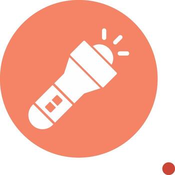 Flashlight Vector Icon