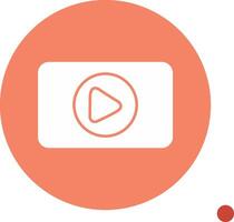 Video Player Vector Icon