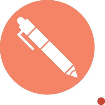 icono de vector de pluma