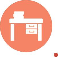 Work Desk Vector Icon