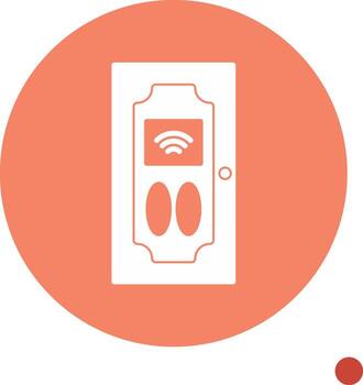 icono de vector de puerta inteligente