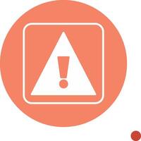 Caution Sign Vector Icon