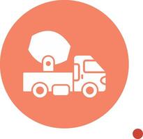 Cement Truck Vector Icon