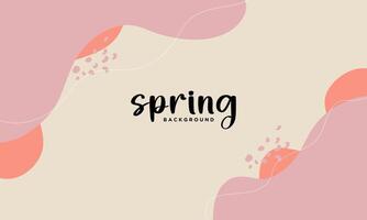 Abstract art background vector. botanical leaves spring background, organic shapes Vector background for banners, posters, Web and packaging.