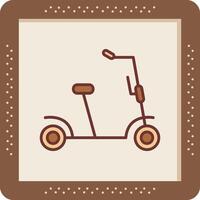 Kick Scooter Vector Icon