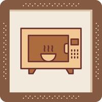 Microwave Oven Vector Icon