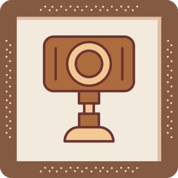 cámara web vector icono