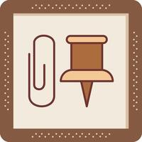 Paper Clip Vector Icon