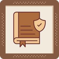 Book Secure Vector Icon