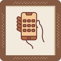 Dial Screen Vector Icon