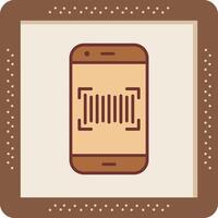 Phone Scanning Vector Icon