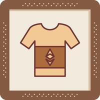 Ethereum Tshirt Vector Icon