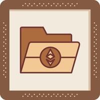 Ethereum Folder Vector Icon