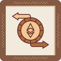 Ethereum Exchange Vector Icon