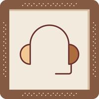 icono de vector de auriculares