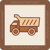 Dumper Truck Vector Icon