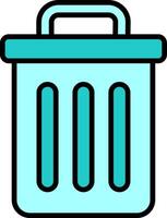 Trash Bin Vector Icon