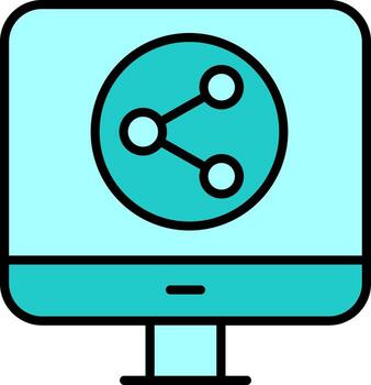 Data Share Vector Icon