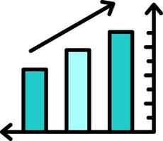 Statistics Increase Vector Icon