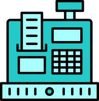 Cashier Machine Vector Icon