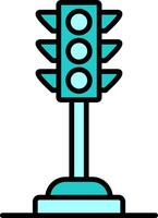 Traffic light Vector Icon