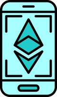 Ethereum Scan Vector Icon