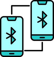 Phone Bluetooth Connected Vector Icon