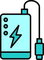 Power Bank Vector Icon