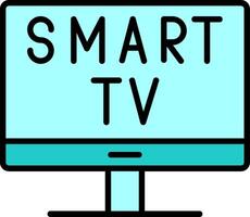 Smart Tv Vector Icon