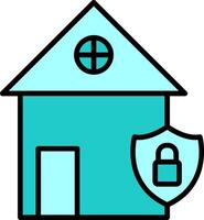 Home Security Vector Icon