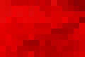 Red pixel background, gradient abstract tile background. Rectangular colourful check pattern. vector