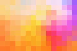 Gradient orange pixel background, gradient abstract tile background. Rectangular colourful check pattern. vector