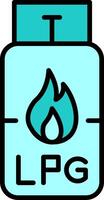 Gas Cylinder Vector Icon