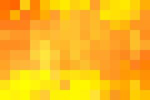 Gradient yellow pixel background, gradient abstract tile background. Rectangular colourful check pattern. vector