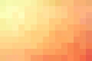 Orange pixel background, gradient abstract tile background. Rectangular colourful check pattern. vector