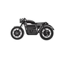 vector modified classic motorbike