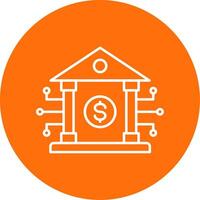 Banking System Line Circle color Icon vector