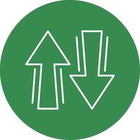 Sign Line Circle color Icon vector