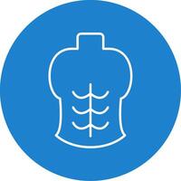 Abs Line Circle color Icon vector