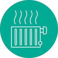 Radiator Line Circle color Icon vector