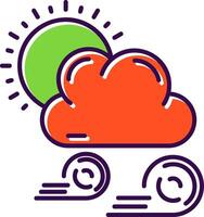 Weather Filled Icon vector